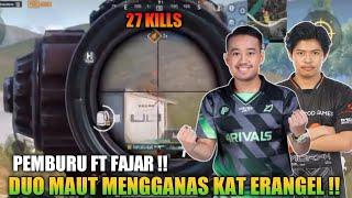 27 Kills !! Pemburu Ft Fajar Gameplay Duo Maut Dingoz Membantai Enemy Kat Erangel | Pubg Mobile