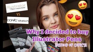 Why I bought the Spectrum Illustrators instead of COPICs | Cardmaker