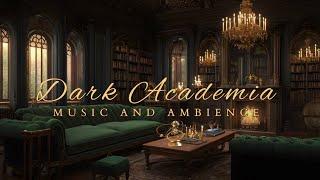 Ambience For Melancholic Mood | Rain Sounds & Dark Academia Playlist