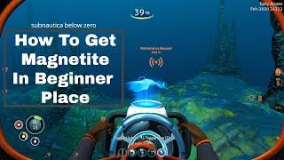 A Good Place How To Get Magnetite  Subnautica Below Zero