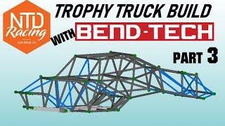 4 link suspension and chassis design with Bend-Tech CRAWLpedia and Fusion 360