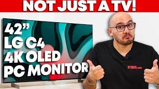 LG 42" C4 OLED Review - A Small TV or a Good Monitor?