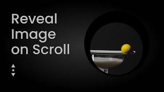 Reveal image on scroll in HTML, CSS & JS by using GSAP and ScrollTrigger