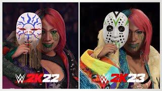 WWE 2K23 vs 2K22 - Comparison of Details and Graphics!