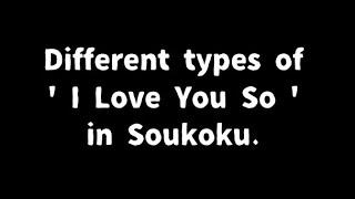 i love you so /Soukoku /angst