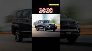 Evolution of Innova crysta #evolution #toyata #crystal #innova #cars #car #short #video #viral #new