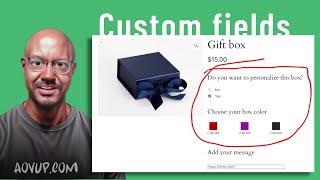 How to add Custom fields to WooCommerce products