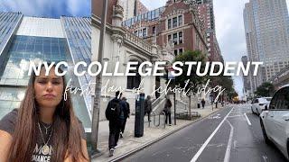 nyc college student: first day of school vlog! (John Jay College of Criminal Justice)