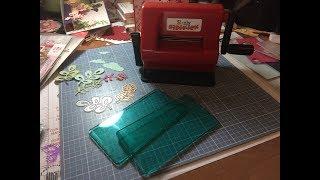 New Sizzix Sidekick Cutting Plates In The Old Red Machine