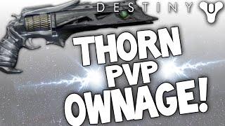 Destiny: PvP Gameplay! Thorn Ownage! Best PvP Weapon? (Exotic Hand Cannon)