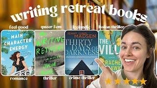 4 Writing Retreat Book Recommendations (Thriller, Crime, Romance)