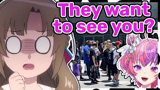 Mousey's Mom Freaked Out Over The Long Lines of People Wanting to See Mousey at Anime Expo