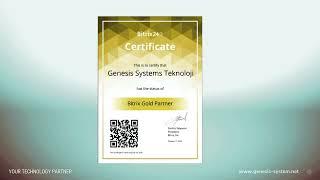 Genesis System Technology Golden Bitrix24 Partner, Setting Golden Standards