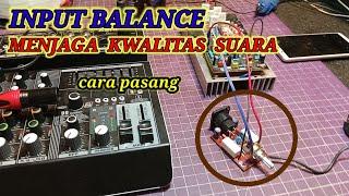 cara pasang input balance