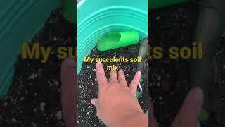 Succulents soil mix #soil #garden #succulentssoilmix