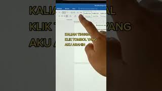 Cara menghilangkan halaman kosong di word #tipsword #word #short