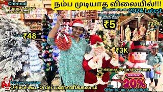 Christmas decoration shopping Chennai |   Christmas tree decoration Tamil  #christmasdecor #santa