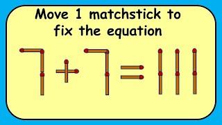 Think You’re Smart? Try This Puzzle! #370 #Matchstickpuzzles