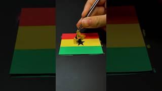 Drawing the flag of Ghana  What’s next? #art #painting #creative