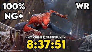 [WR] Marvel's Spider-Man Remastered NG+ 100% Ultimate (No Crimes) Speedrun In 8:37:51