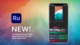 New Graphics and Audio Features in Premiere Rush | Adobe MAX 2020 | Highlights | Adobe Video