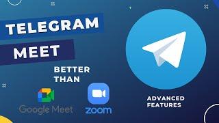 Telegram Meet | Google Meet Zoom Alternative | Online meeting with 1000 Participant FREE