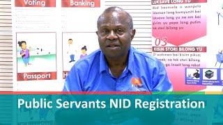 Public Servants NID Registration