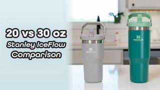 Stanley Iceflow 30 Oz vs 20 Oz Straw Water Bottles Compared