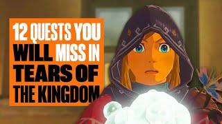 12 HIDDEN Quests In Tears of the Kingdom - HIDDEN QUESTS IN TEARS OF THE KINGDOM + LOCATIONS!