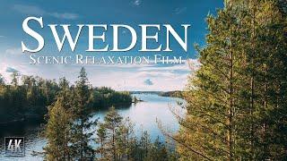 Sweden 4K Scenic Relaxation Film |  Sverige Drone Video with Calming Music #Sweden4K Stockholm4K