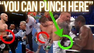 Usyk vs Dubois  Low blow & Body shot rule explained by referees. PROOF that Dubois landed BODYSHOT!