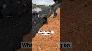 How not to install roofs #construction #contractor #tools #diy #roofing