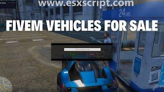 [ESX Scripts] Fivem Vehicles for sale