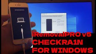 New Jailbreak checkra1n on windows iremovalra1n / iRemovalpro v5 iOS12 - 14.8.1