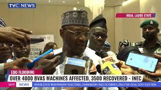 Edo Flooding: Over 4,000 BVAS Machines Affected, 3,500 Recovered - INEC