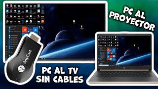 Conecta tu LAPTOP al PROYECTOR o TV SIN CABLES  ¡Super Fácil! | AnyCast