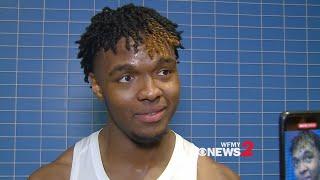 Postgame interviews with UNC's Harrison Ingram and RJ Davis after win over Duke