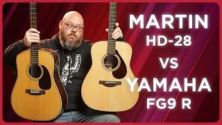 Martin Vs. Yamaha?!: Comparing the Famous Martin HD-28 and the Stunning Yamaha FG9R!
