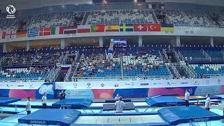 Kirill KOZLOV (RUS) - 2021 junior European bronze medallist, Trampoline