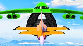 100% IMPOSSIBLE PLANE STUNTS! (Gta 5 DLC)