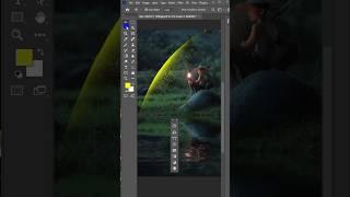 night glow effect in photoshop | how to make dreamy glow bubble effect in photoshop tutorial #shorts