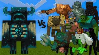 Warden vs Mutant Creatures - Warden vs Mutant Mobs - Warden vs All Mutants