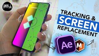 EASY Tracking and Screen Replacement in After Effects and Mocha!