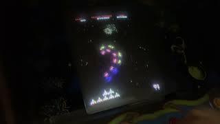 Galaga kill screen difficulty C by lister_of_smeg 3273760 points at Arcade Club Leeds