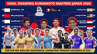 Hasil Drawing Japan Master 2024: MD & MS Indonesia Perang Saudara di R32 |Kumamto Masters Japan 2024