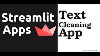 Build A Text Cleaning App with Streamlit Python & NeatText