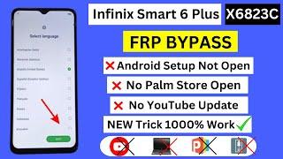 Infinix Smart 6 Plus FRP Bypass Without Pc | New Trick | Infinix X6823C Google Account Bypass 2025