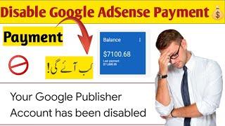 Your Google Publisher Account has been disabled // AdSense payment hold // Free AdSense loading..