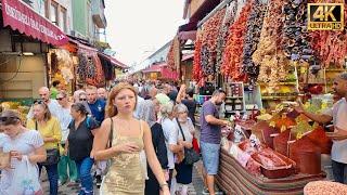 Exploring Istanbul's Eminonu Bazaar: 4K Walking Tour