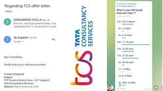 TCS OFFER LETTER IMPORTANT UPDATE FOR ALL PANEL